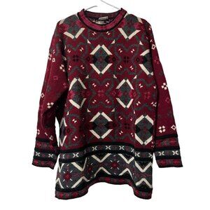 Classic Elements Womens Sweater Pullover Knit‎ Crew Neck Size Large Holiday